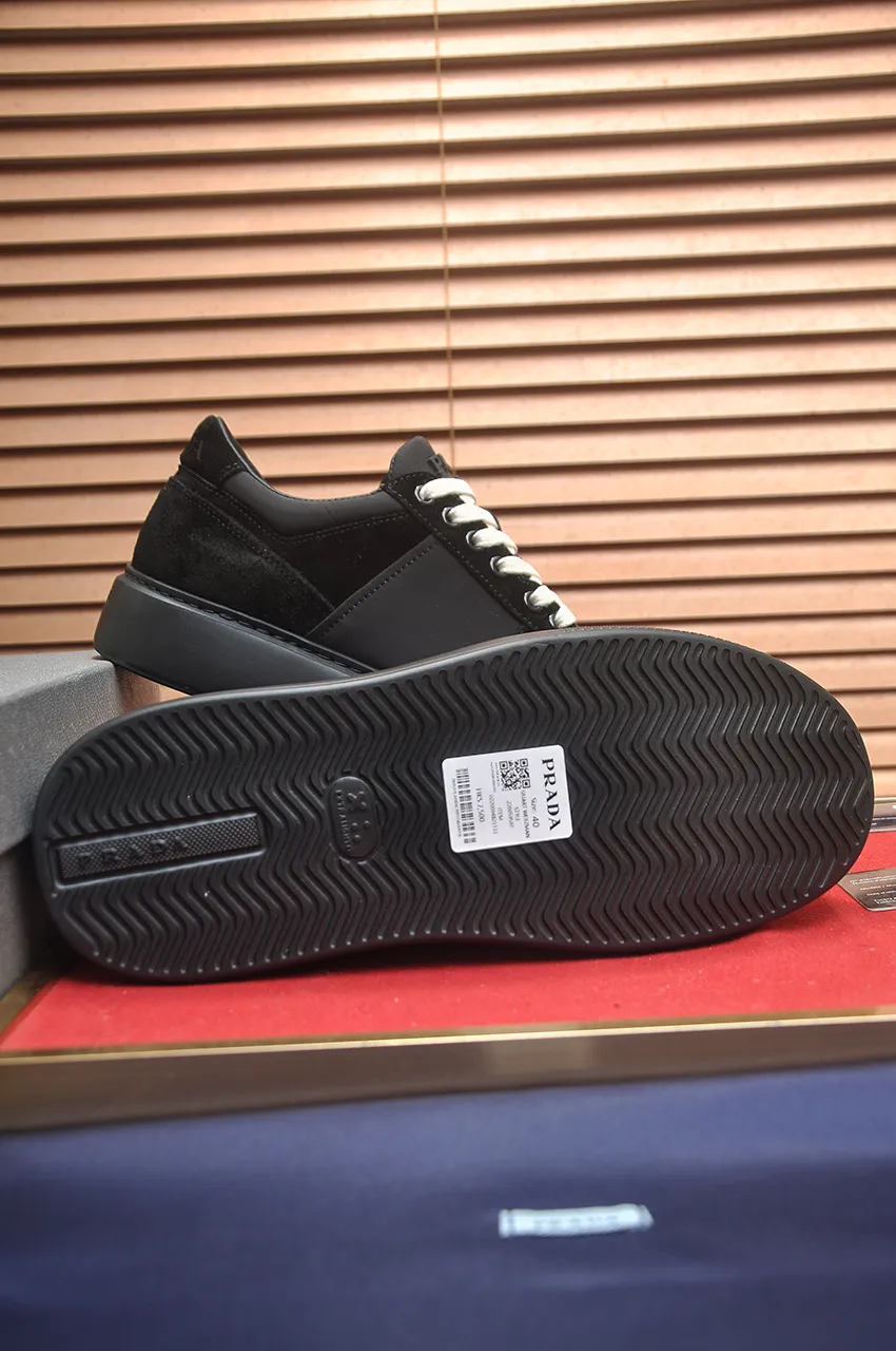 Men's shoes 💰580💶【PRADA】Top original, new season, high quality original goods, top imported calfskin with original imported glue, imported cowhide inside with original cowhide feet, original outsole! Quality guaranteed! Code 38-45 (45 customized)